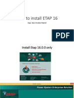 How To Install ETAP 16