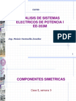 Analisis de Sistemas Electricos de Potencia I EE-353M: Curso