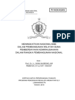 Meningkatkan Nasionalisme Dalam Pembangunan Wilayah Guna Pemberdayaan Kewirausahaan Dalam Rangka Pembangunan Nasional.