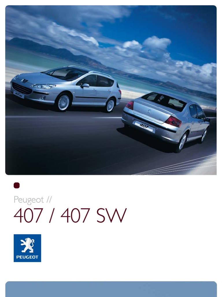 Peugeot 407 Katalog | PDF