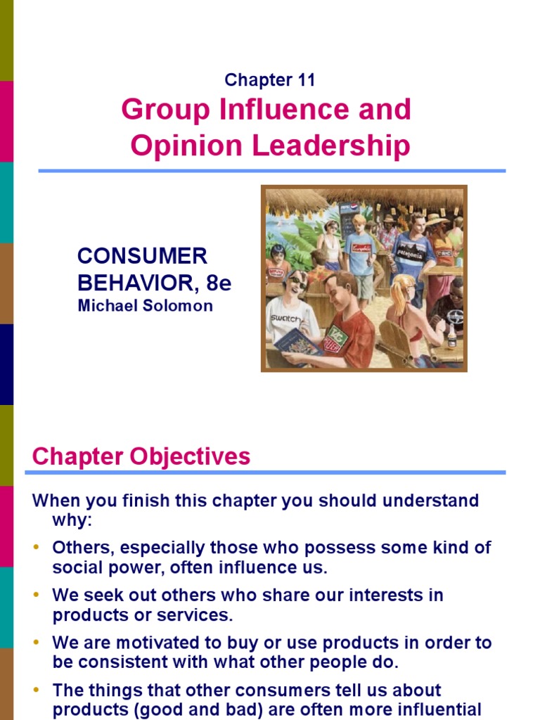 Group Influence & Opinion Leadership | PDF | Power (Social And ...