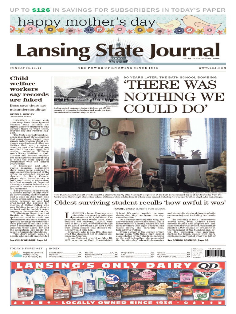 LansingStateJournal 201705141 | PDF | Subscription Business Model | Funeral