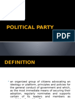 (GROUP 3) Political Party pptx