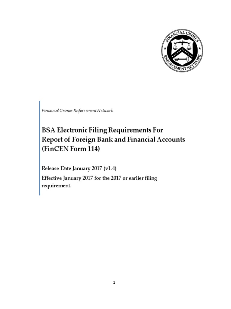 FBAR Line Item Filing Instructions Address (Geography) Trust Law