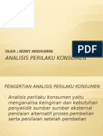 Analisis Perilaku Konsumen