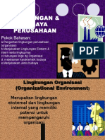 Lingkungan & Budaya Perusahaan