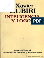 Xavier Zubiri - Inteligencia y Logos