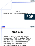 Unit 13 Personal and Professional Development: Unit 21: Human Resource Management3