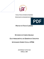 Estudios de Compatibilidad Electromagnética de Emisión de Circuitos Integrados Sobre Célula Gtem