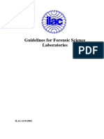 Guidelines For Forensic Science Laboratories: ILAC-G19:2002