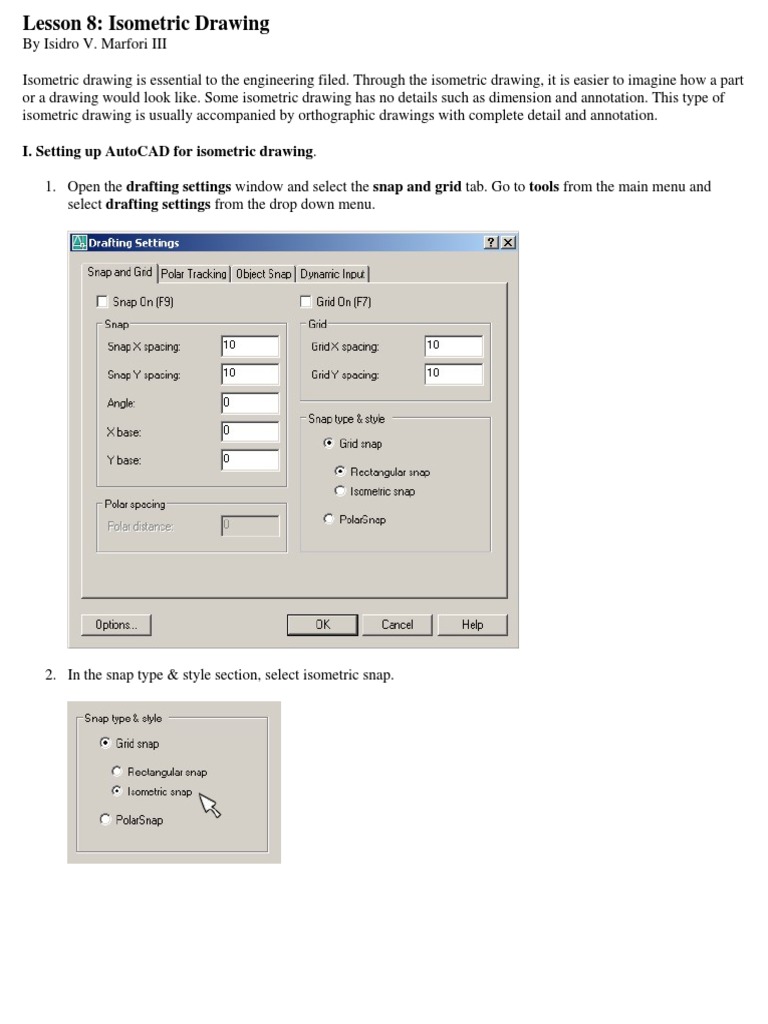 Lesson Isometric Drawing Pdf Ellipse Angle