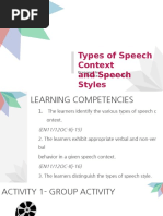 Download Speech Context and Speech Styles Final by Darl Dela Cruz SN350302388 doc pdf