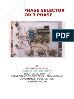 Auto Phase Selector For 3 Phase