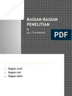 Bagian-Bagian Penelitian 1