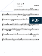 Suite in D - Water Music - G.F.Handel PDF
