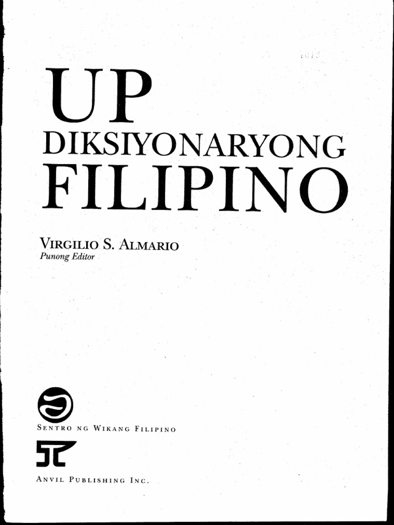 Filipino Dictionary PDF