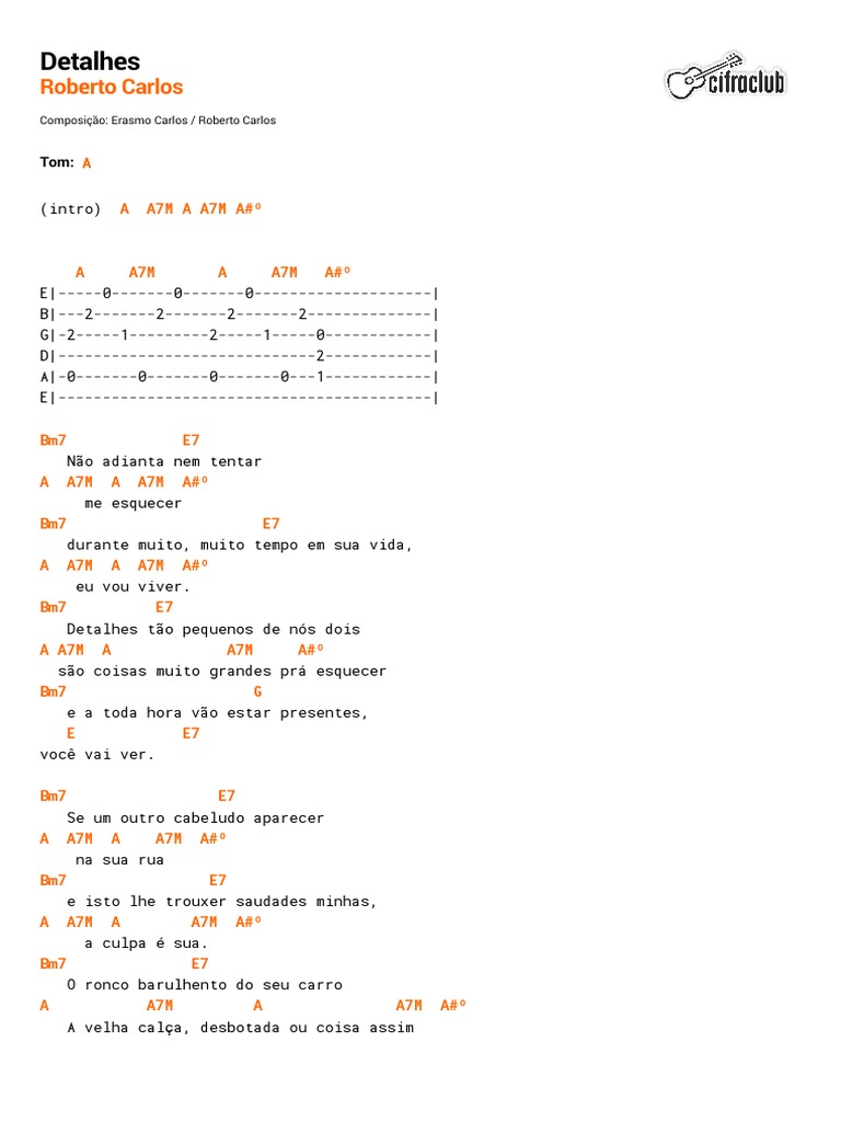 Letra Da Musica O Homem De Roberto Carlos