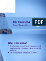 The Six Sigma: Case of General Electric