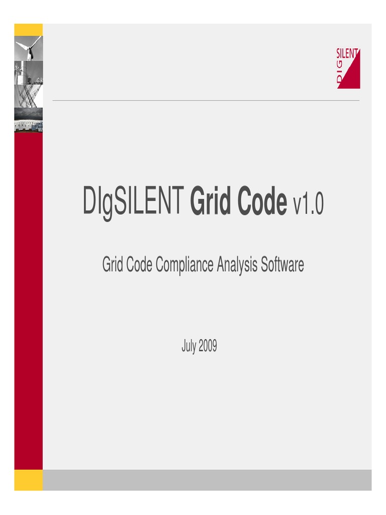 DIgSILENT GridCode v1.2 PDF | PDF | Art | Computers