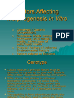 5 Factors Affecting Morphogenesis in Vitro