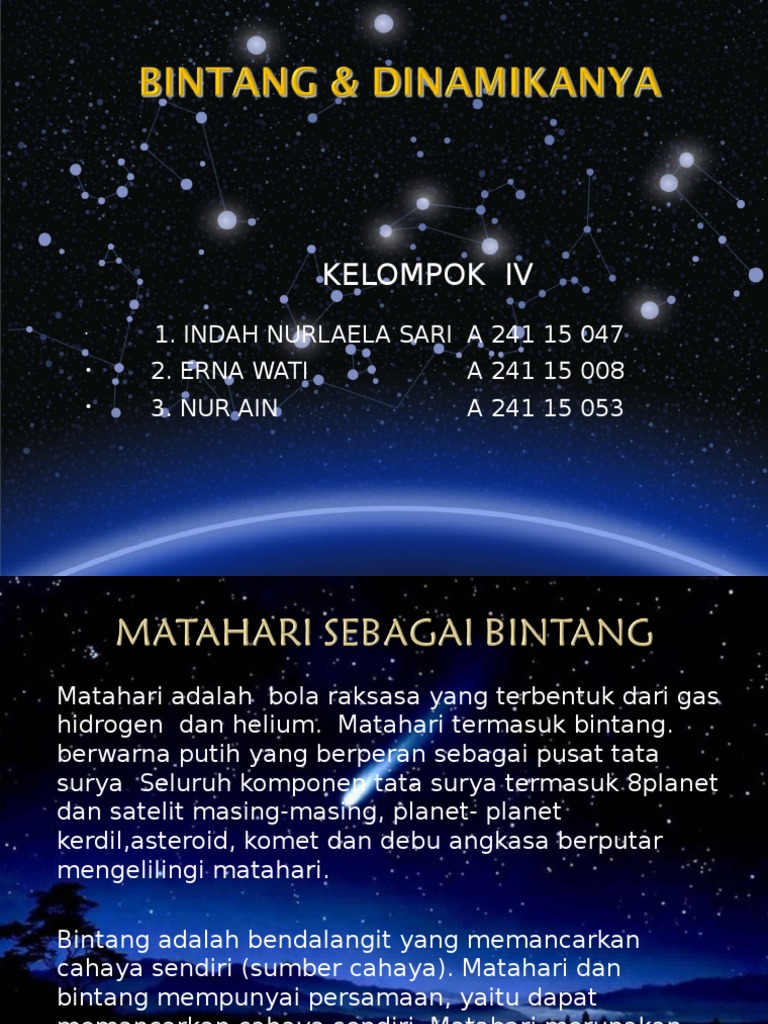 Benda Langit Yang Menjadi Pusat Tata Surya Adalah Menata