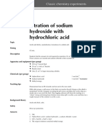 Cce-48-Titration of Sodium Hydroxide With Hydrochloric Acid