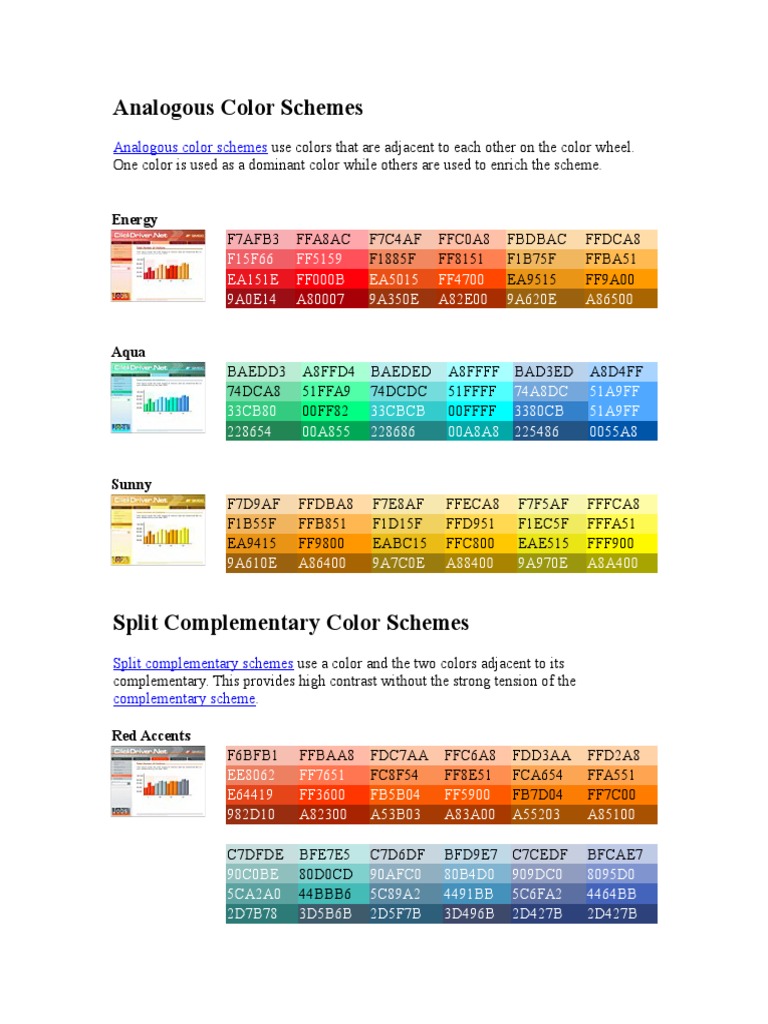 Color Schemes Yellow Magenta
