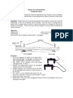 Motion On An Inclined Plane Sample Lab Report