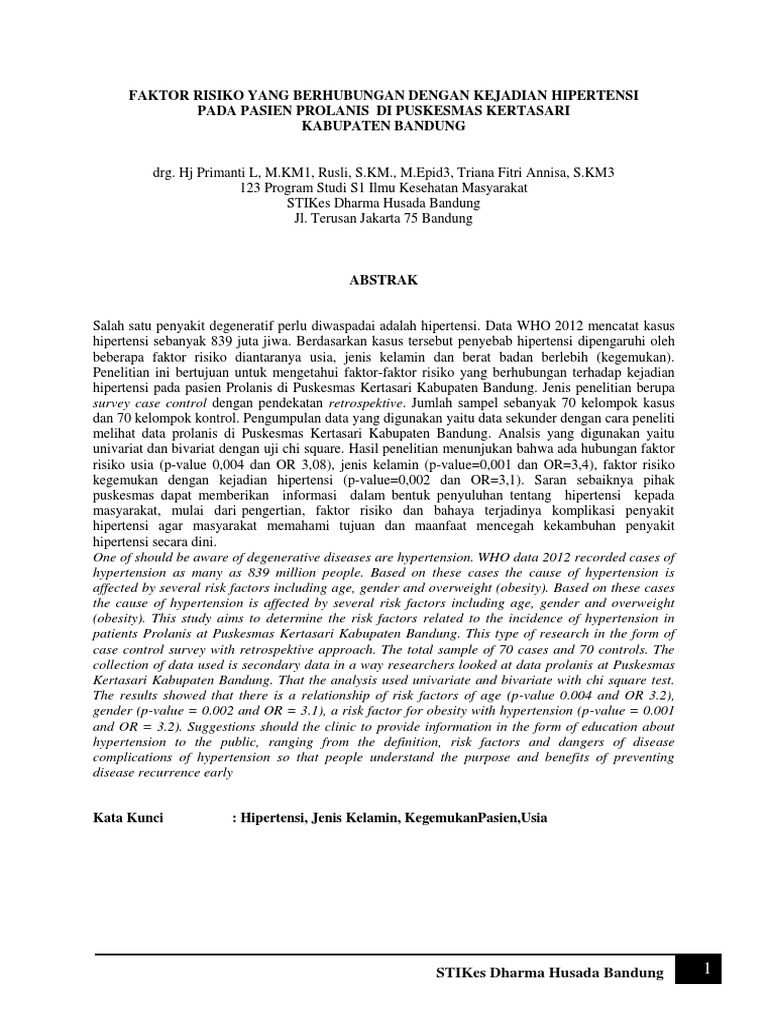 Issn 19782071 Jurnal Ilmiah Kedokteran
