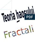 Teoria Haosului - Fractali