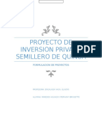 Informe Sobre Proyecto de Inversión Privado PRESENTAR