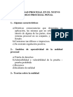 La Nulidad Procesal en El Nuevo Código Procesal Penal 4055 - Diplomado