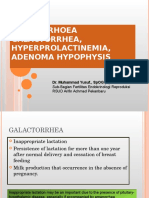 Amenore Galactorea, Hyperprolactinemia, Adenoma Hypophysis DR M Yusuf SpOG