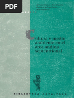 Cultura y Medio Ambiente Andes Septentrionales