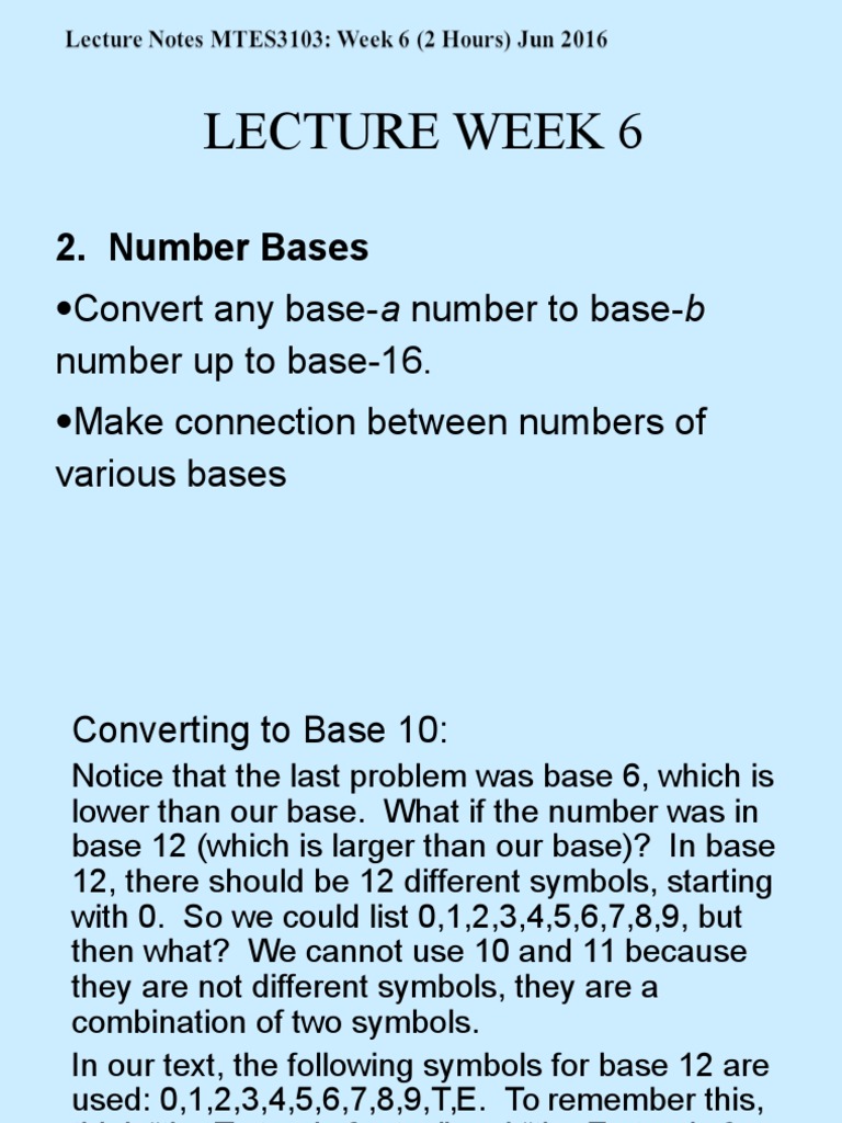 Converting Between Number Bases | PDF | Mathematical Notation | Arithmetic
