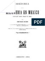 Historia de La Masonería en México 1806-1884 LIBRO