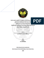 Pengaruh Model Pembelajaran Matematika: Creative Problem Solving (CPS)