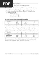 Colorado School of Mines CHEN403: Ziegler-Nichols Controller Tuning Example