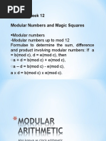  Modular Number