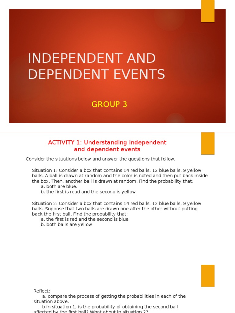 Understanding Event Probabilities | PDF | Odds | Probability