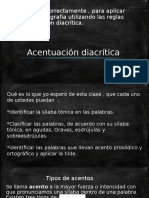 Acentuación Diacrítica