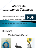 Medición de Caudal