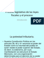 1.- Proceso Legislativo de Las Leyes Fiscales Introducción