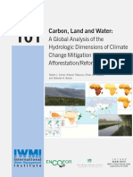 Zomer Et Al 2007 A Global Analysis of The Hydrologic Dimensions of Climate Change Mitigation Through Afforestation and Reforestation PDF