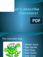 Let’s Describe Monsters!