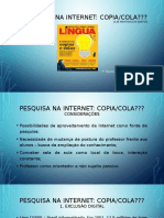 Apresentação Pesquisa Na Internet Copia e Cola