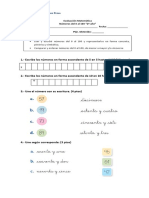 Evaluación Matemática n° 1