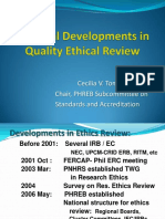 PHREB National Developments Ethics Review
