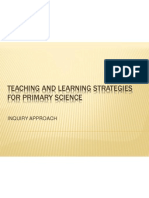 Teaching and Learning Strategies For Primary Science