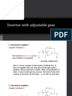 Inverter With Adjustable Gain